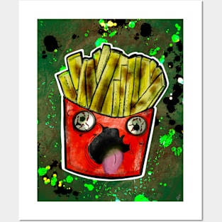 Zombie French Fries Posters and Art